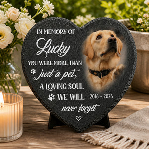 Personalized Pet Memorial Slate Heart – Photo, Name & Years - Personalized Memorial Stone 27b2f304-4620-48dd-9674-e612250b30ff.jpg