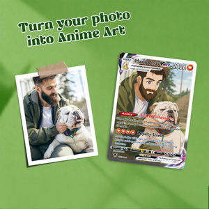 Personalized PKM Card Using Pet Photo, Your Pet as a PKM Card, Custom Pet Photo Gift, Cat Dad Gift, Pet Lover Gift, Pet Memorial Art 27c6ab76-1a19-487f-ac6e-809ec284316f-2.png