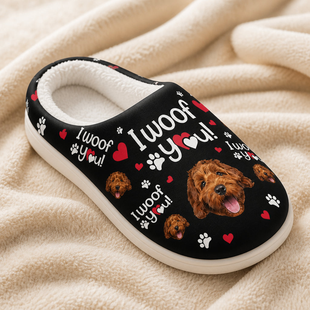 I Woof You — Custom Pet Photo Fleece Slippers - Personalized Fleece Slipper 27c8421a-99c6-4669-8316-33fa329fbfab.jpg