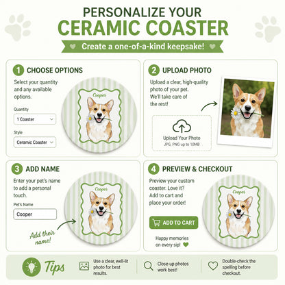 Custom Pet Portrait Ceramic Coaster — From Your Photo - Personalized Custom Ceramic Coasters 27f553f7-dde0-4b03-ba9f-32d64f8109dc.jpg