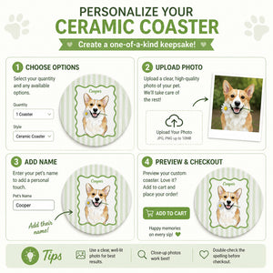Custom Pet Portrait Ceramic Coaster — From Your Photo - Personalized Custom Ceramic Coasters 27f553f7-dde0-4b03-ba9f-32d64f8109dc.jpg