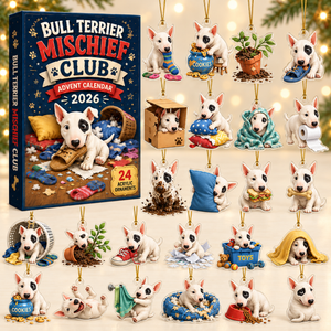 Bull Terrier Mischief Club Advent Calendar 2026 - 24-Day Festive Countdown, Acrylic Charms Blind Box - Gift For Bull Terrier Lovers 280733ef-2885-437d-b1b4-01ccef7adf58-bull-terrier-box-charms.png