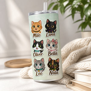 Chibi Cat Portraits & Names Tumbler - Personalized Tumbler 282e268a-3a14-4c78-8d4d-b72869f41f54.jpg