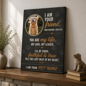 Your Friend, Your Dog — Personalized Pet Photo Canvas - Personalized Canvas 283384f1-ed1f-48a2-8e4c-7ab65da20152.jpg