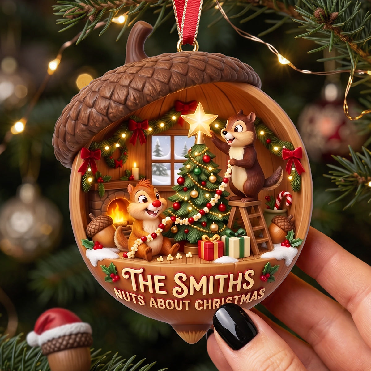Chipmunks Couple Ornament - Personalized Gifts For Family Christmas Ornament 28436de5-1478-4327-955e-cbde6ef5fa42-1_eb63a0c3-e786-4dcc-bbb2-ce3c20be6d3f_5000x.jpg