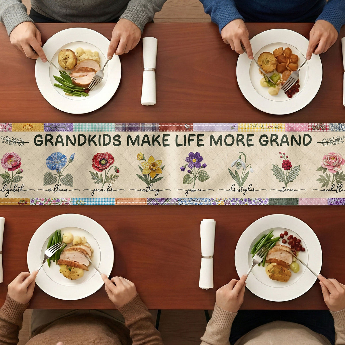 Grandkids Make Life More Grand - Personalized Table Runner 28495cfe-47a8-40aa-ba6c-2a6832e5150a-d3.jpg
