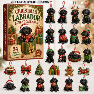 Christmas Black Labrador Advent Calendar 2026 - 24-Day Festive Countdown, Acrylic Charms Blind Box - Gift For Labrador Lovers 2860bf34-d25e-4fb0-8ea6-d355b3e7767d-text-black-labrador.png