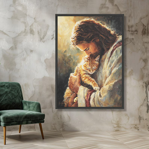 Personalized Jesus Holding Cat Canvas Wall Art – Custom Cat Portrait from Photo, Christian Gift for Cat Lovers & Spiritual Home Decor 2860f084-11a4-407c-b138-457b86c091d8-k2_converted.png