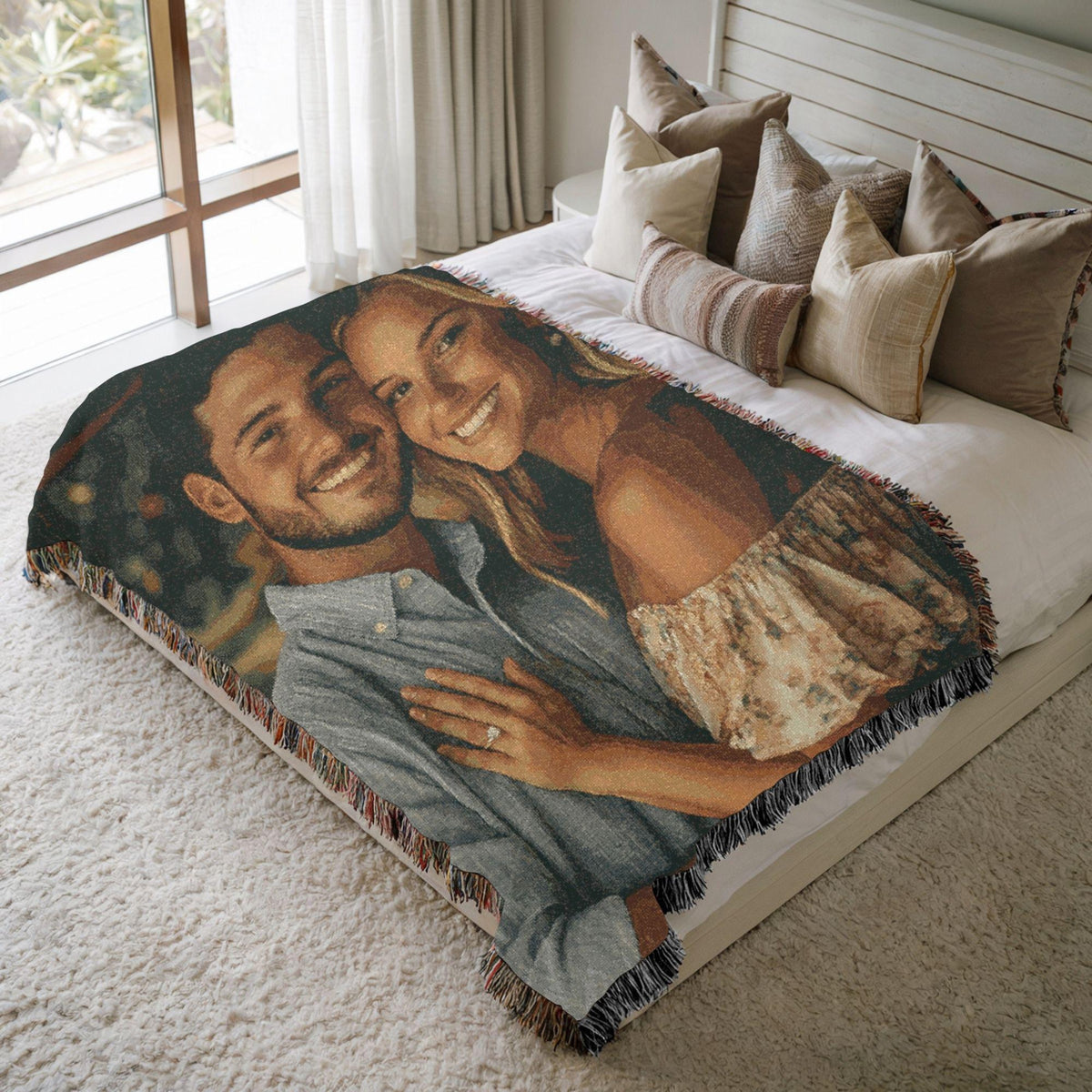 Soft Woven Blanket Personalized Photo Throw, Custom Blanket with Picture for Adults, Custom Gift Wedding, Grandma, Personalized Memorial Blanket 2863b08a-5655-4836-8fa5-dfa237a013f5-5.jpg