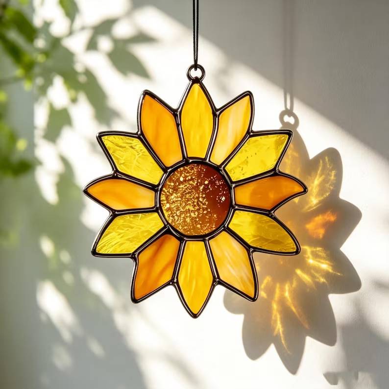 Minimalist Sunflower Stained Glass Suncatcher, Room Glass Ornament, Housewarming Gift, Yellow Floral Window Hanging, Rustic Decor 2871c978-80f5-468e-82fc-2f10d53fc9cc-jgjhhjjhhjuyyuyu-4-.jpg