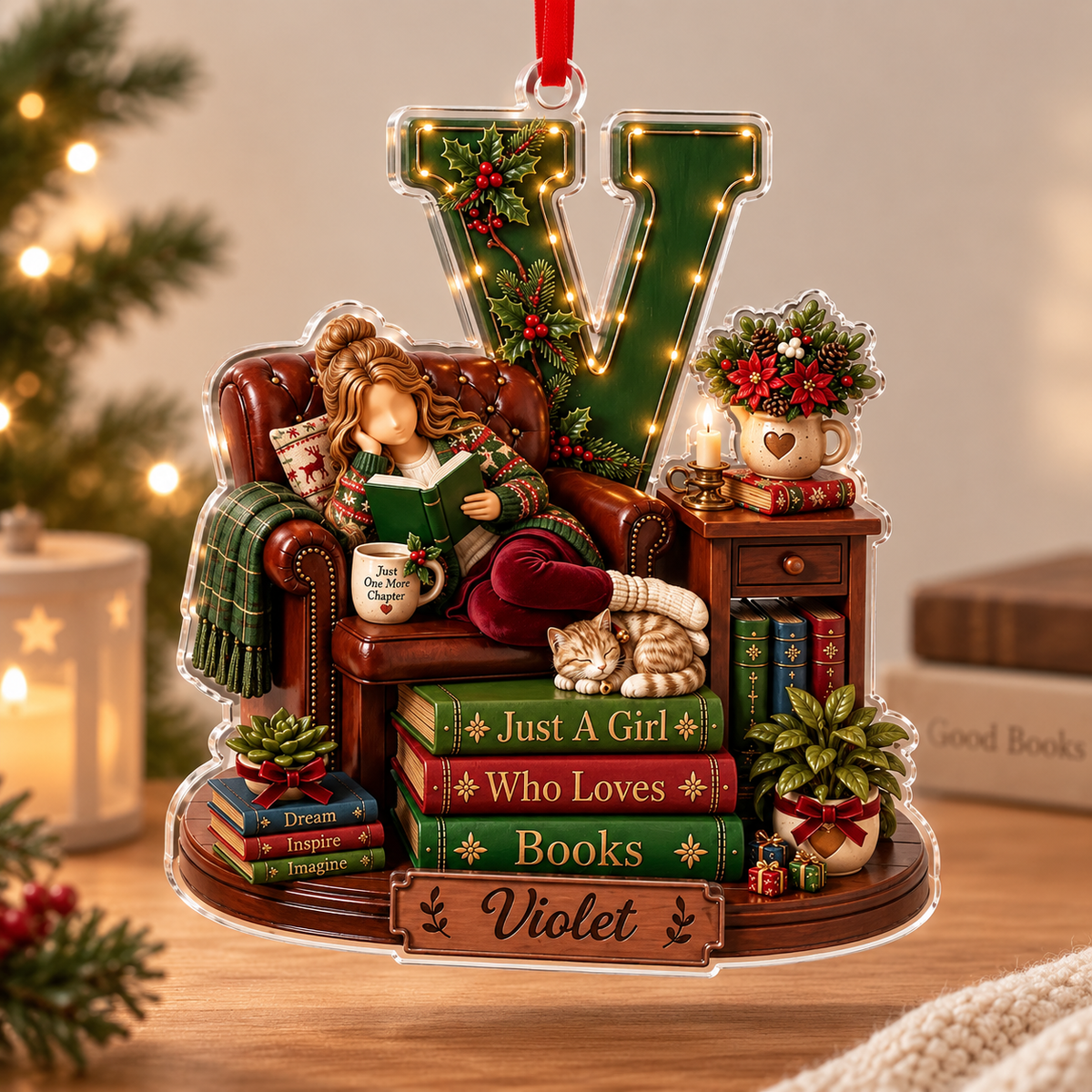 Personalized Girl Reading Book Christmas Ornament, Bookworm Keepsake, Book Lover Christmas Ornament, Girl Christmas Gift, Gift for Readers 28799060-85f0-4ae3-819f-77b138a029c5-13718e4c-6423-4dbf-a712-f0f9fc9dde0a.png