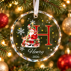 Custom Monogram Name Glass Ornament, Elf Snowman Christmas Ornaments for Kids, 2026 Christmas Keepsakes, Children Xmas Gifts 28b257a4-a8c2-41ba-8966-1fc9cc126e42-banner-3.png