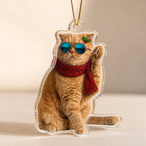 Custom Pet Photo Cutout Acrylic Ornament with Mirrored Shades - Personalized Laser Cut Custom Shape Ornament 28ba3a01-60a1-4a55-9e08-3b165600b6d7.jpg