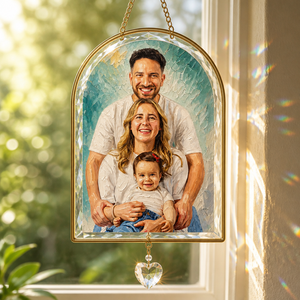 Custom Impasto Oil Portrait Canvas From Your Photo - Personalized 1 Layered Suncatcher with Charm 28c585c3-9a14-4f8f-afa6-0d8e7dc7207c.png