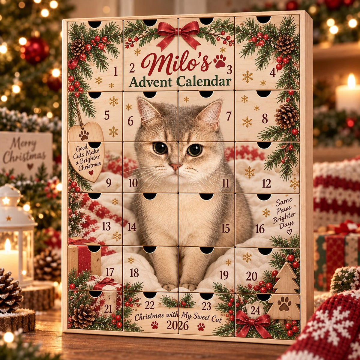 Personalized Pet Photo Wooden Advent Calendar, Custom Dog Christmas Countdown, 24 Door Puppy Keepsake, Dog Lover Gift, Pet Christmas Decor 28cb8bcc-ccb7-4966-b4ea-050620de8140-il_1588xN.8545613050_js9t.jpg