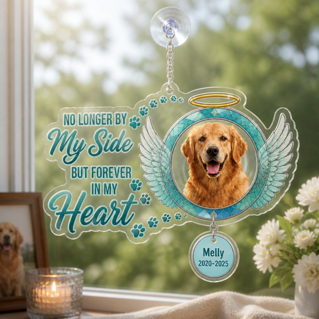 Pet Memorial Suncatcher – No Longer By My Side - Personalized Suncatcher Ornament 28d2d8c7-b8ec-48a7-a81b-f719a33b8be6.jpg