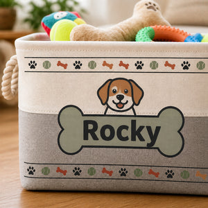 Personalized Dog Toy Storage Bin – Bone Badge Name - Personalized Storage Bag 28d4c3b4-5461-4215-900c-c1fbc38a43b7.jpg
