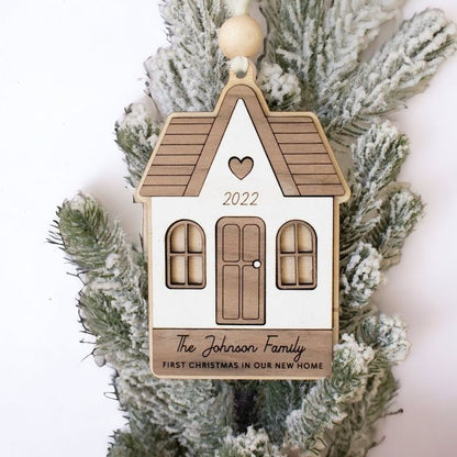 Boho House New Home Layer Wooden Ornament