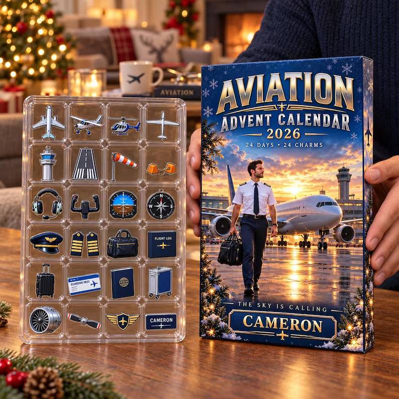 Personalized Aviation Advent Calendar: Custom Pilot Blind Box, 24 Charms 28f142b8-897d-4a1c-bbc9-9f782ee53d3d--gf-1-.jpg