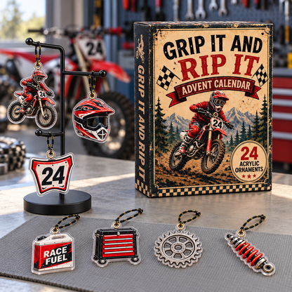 Race Pit Advent Calendar 2026 - 24-Day Festive Countdown, Acrylic Charms Blind Box - Gift For Motor Lovers, Birthday Gift 28f314be-d305-4cef-b0bf-921dbced2efd-L-ch-motocross-c-ng-charm-acrylic-2.png