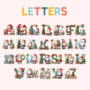 Personalized Santa Claus Christmas Gift bags, Custom Santa Design Christmas Bag, Christmas Present Bag, Holiday Gift Bags for Kids 29019b48-2e85-4c36-9de7-990d798a2664-letter.jpg