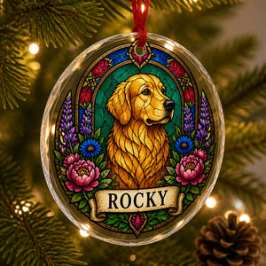 Stained-Glass Dog Floral Name Ornament – Transparent Acrylic - Personalized Transparent Acrylic Ornament 2905f6a7-b81b-4db6-8982-2752b55d2af7.jpg