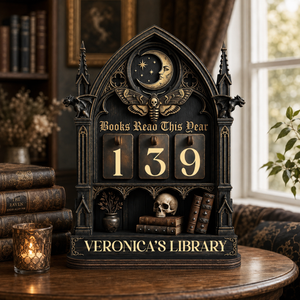 Personalized Gothic Book Tracker Sign, Books Read This Year Tracker, Dark Academia Library Decor, Custom Reader Gift, Gothic Bookshelf Decor 290bd3b5-b932-4a72-82b9-068be1e11300-banner-1.png