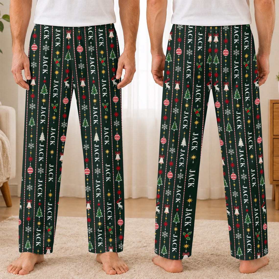 Personalized Name Christmas Pajama Pants, Custom Holiday Lounge Wear 290c2b47-2203-4ca7-9ee7-f47837b8a2aa-5.jpg