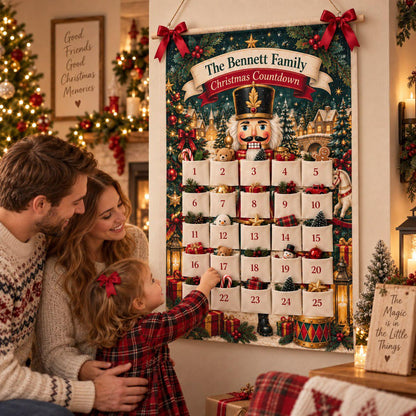 Personalized Reusable Fabric Advent Calendar, Nutcracker Christmas Countdown, Custom Family 25 Pocket Advent Calendar, Holiday Wall Decor 29286149-0c32-49ee-bb93-8e80a0ef0ed4-il_1588xN.8528074774_7zan.jpg