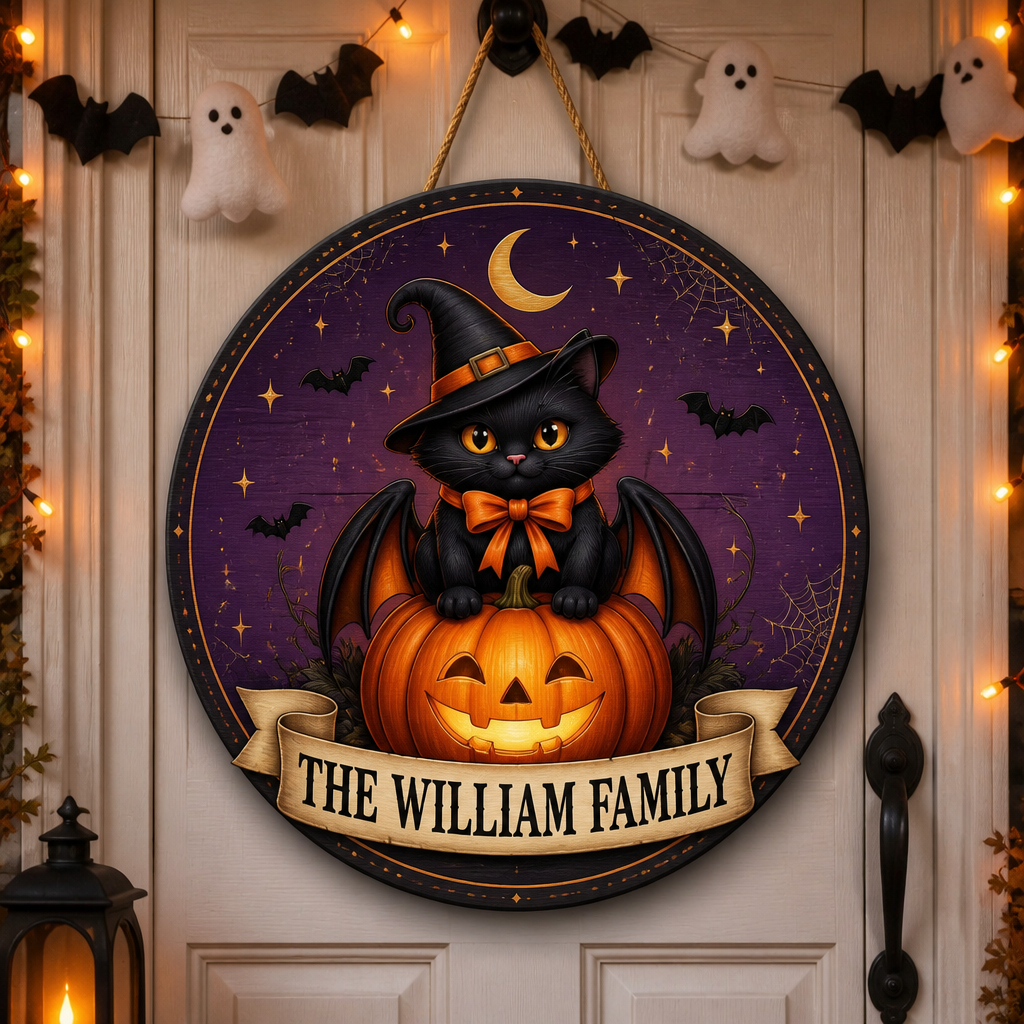 Personalized Halloween Black Cat Door Sign - Personalized Wood Sign 292a7bf2-7697-4bdd-8377-3b0e22399179.png