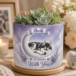 Pet Memorial Planter – I'm Always With You (Photo + Name) - Personalized Mini Glass Plant Pot 292e0d38-9f4c-44bb-a982-ceae1b0c7788.png