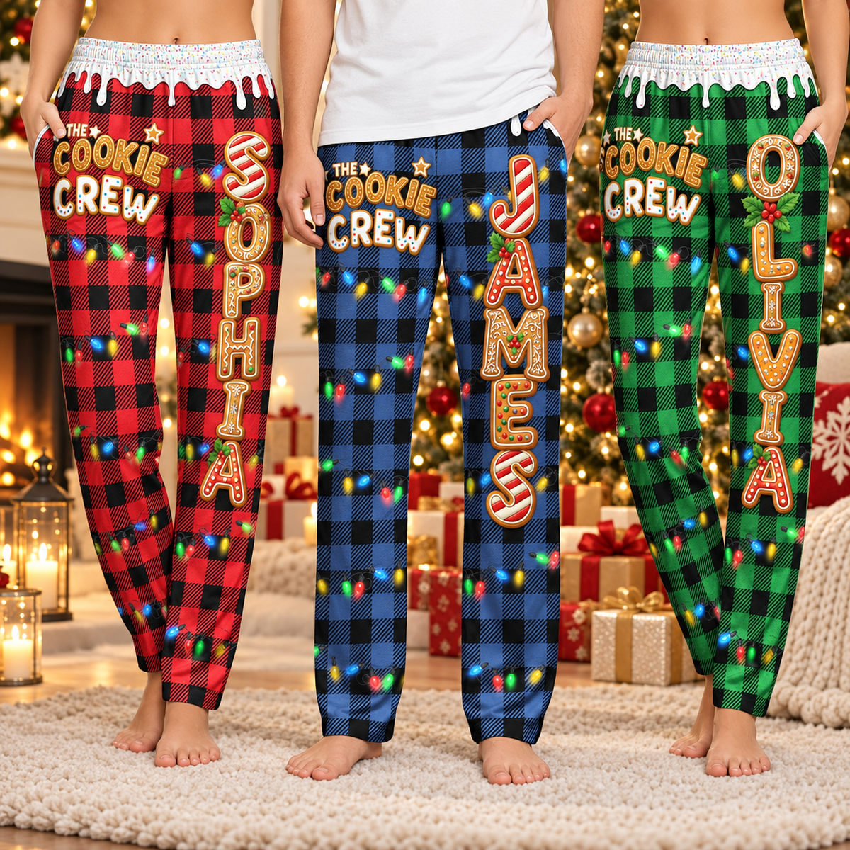 Personalized Cookie Crew Lounge Pants, Christmas Matching Family Outfits, Custom Gingerbread Name Pajama Pants, Holiday Gift for Mom Dad 29303dfa-fba2-41cc-9cc2-9dd4aa81bdab-05592be2-4f28-46b9-b061-85ce59f01a12.png
