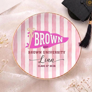 Personalized School Pennant Flag Ring Dish, Custom Graduation Jewelry Dish, College University Graduation, Class of 2026, Gifts For Her 294c3879-6fa7-4a61-81a7-fdb84f3d05ef-9.jpg