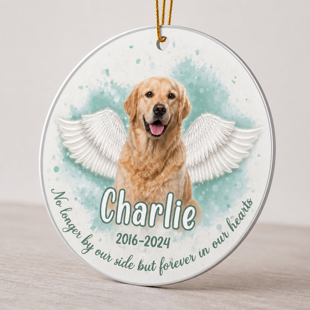 Angel Wings Pet Memorial Photo Ornament - Personalized Aluminum Ornament 296cbc71-71e4-4ca9-a6ba-127f0d824cc0.jpg