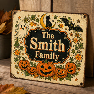 Vintage Halloween Family Name Wreath Sign - Personalized Metal Sign 297a8b93-f453-4bd0-aa9f-e45271709c69.jpg