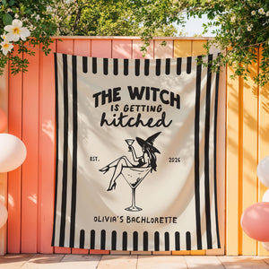 Witch Bachelorette Banner Halloween Witch Is Getting Hitched Tapestry Personalized Bachelorette Sign Decor Bachelorette Backdrop Skeleton 298bfebe-e08c-4aa1-8f6c-1bee6be65a74-3.jpg