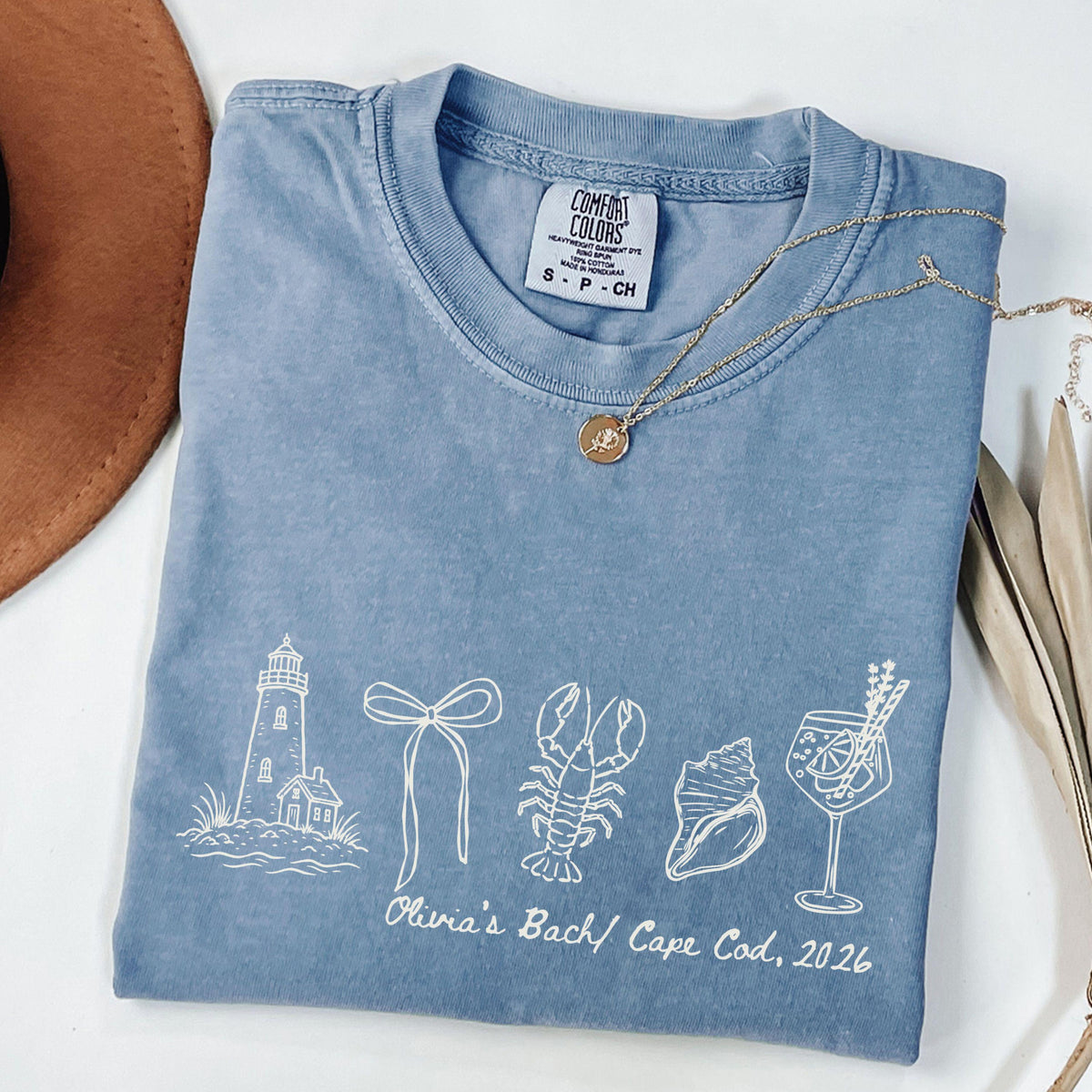 Cape Cod Bachelorette Shirt, Coastal Bride Tee, New England Bach Party, Lobster Lighthouse Comfort Colors T-Shirt 2993dc76-1eb0-43eb-bc7f-513b58f992e0-5.jpg