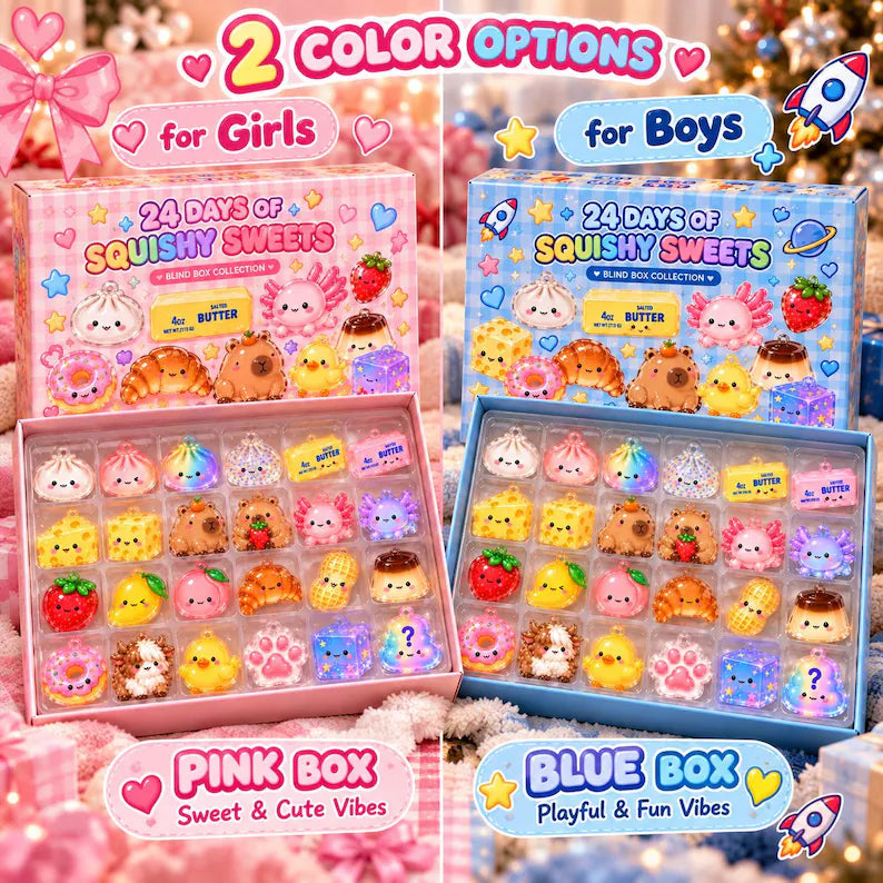 Trending Squishy Advent Calendar, Viral Squishy Blind Box, Kawaii Acrylic Charms for Kids, Boy Girl Christmas Gift, Dumpling Butter Cheese 299bde93-3a07-4f2d-96bc-846f4d6b2c4a-gh-9-.webp