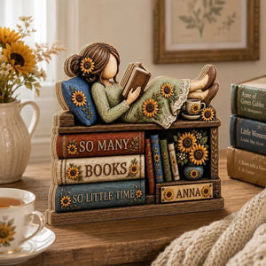 Personalized Book Lover Wooden Block, Custom Name Reading Girl Shelf Decor, Sunflower Bookish Gift, Library Desk Sign 299d5215-a369-4cb2-945f-725777a8acc6-fffr-6-.webp
