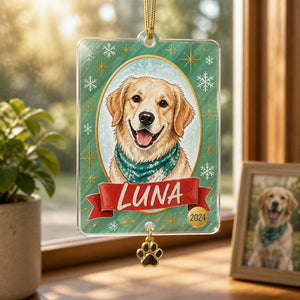 Custom Pet Portrait Cameo Ornament - Personalized 1 Layered Suncatcher with Charm 29bee8c8-f7df-4080-8840-0536f46664af.jpg