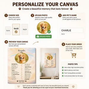 Pet Memorial Canvas – Remember Me Poem with Photo, Name & Years - Personalized Canvas 29cc116c-1e6d-48e1-9489-a9b23de6aaa5.jpg