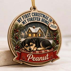 My First Christmas In My Forever Home – Custom Pet Name & Year Ornament - Personalized 3-Layered Wood Ornament 29fa7d5e-6625-4bc5-b8b7-8abd80d9b8d8.jpg