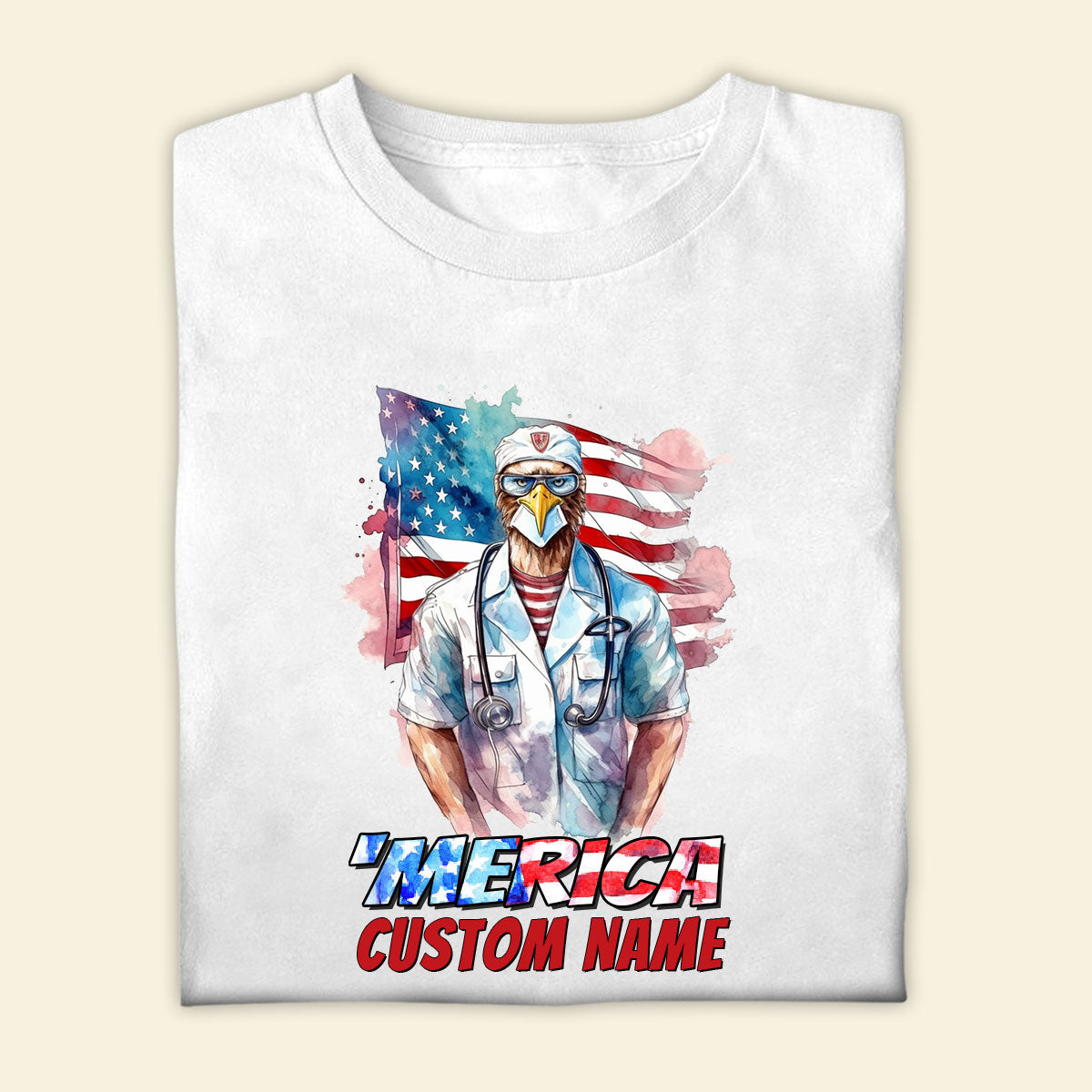 Personalized T-Shirt For Doctor - 4th Of July Independence Day Gift