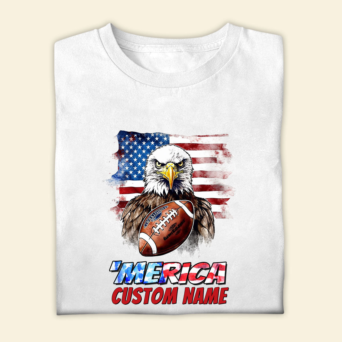 Personalized Shirt For Football Lover - 4th Of July Independence Day Gift
