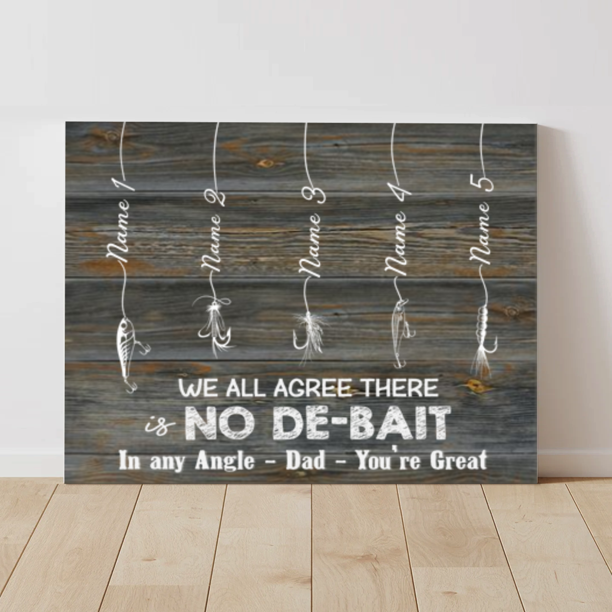 Custom Father s Day Gifts For Fisherman Dad, Fishing Gifts for Dad For Men, Dad You re Great Sign