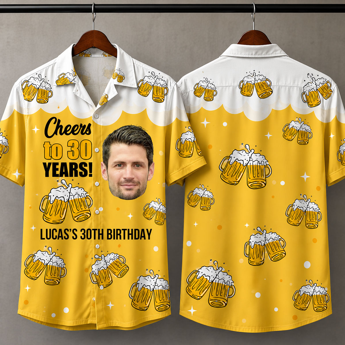 Cheers to 50 Years 50th Birthday Personalized Hawaii Shirt