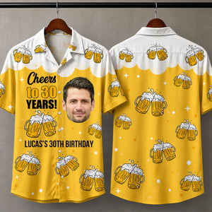 Cheers to 50 Years 50th Birthday Personalized Hawaii Shirt