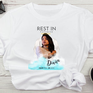 Rest In Paradise - Personalized Shirt - Memorial Gift, In Loving Memory Shirt