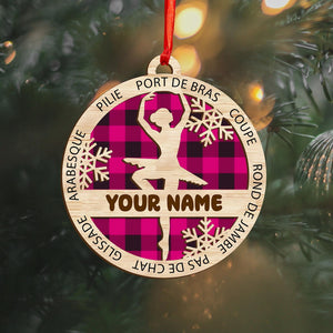 Custom Ballerina Christmas Ornaments, Ballet Ornaments, Christmas Gift For Girl, Christmas For Ballerina, Xmas Gift For Ballet Girls
