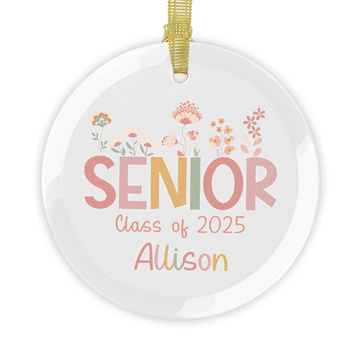 Senior 2025 Ornament, Class of 2025 Gift, Senior 2025 Gift, Graduation Gift, Gift for Graduate, Gift for High School Senior, Graduate 2025